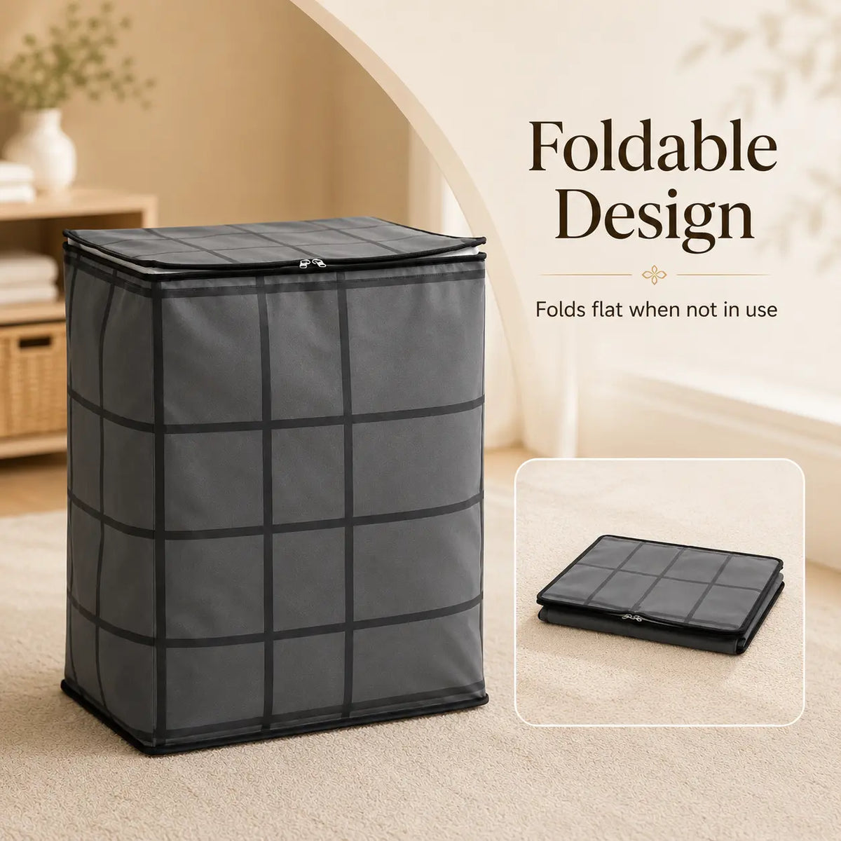 π₯ LAST DAY 50% OFF! π XXL 210L Storage Bag β Large Capacity Moving & Closet Organizer for Quilts, Bedding & Sweaters