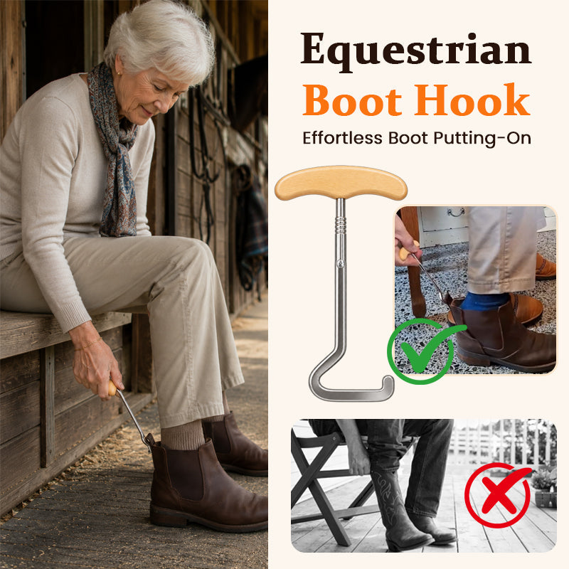 π Horse-Shaped Shoe Horn Hook for Easy Wear