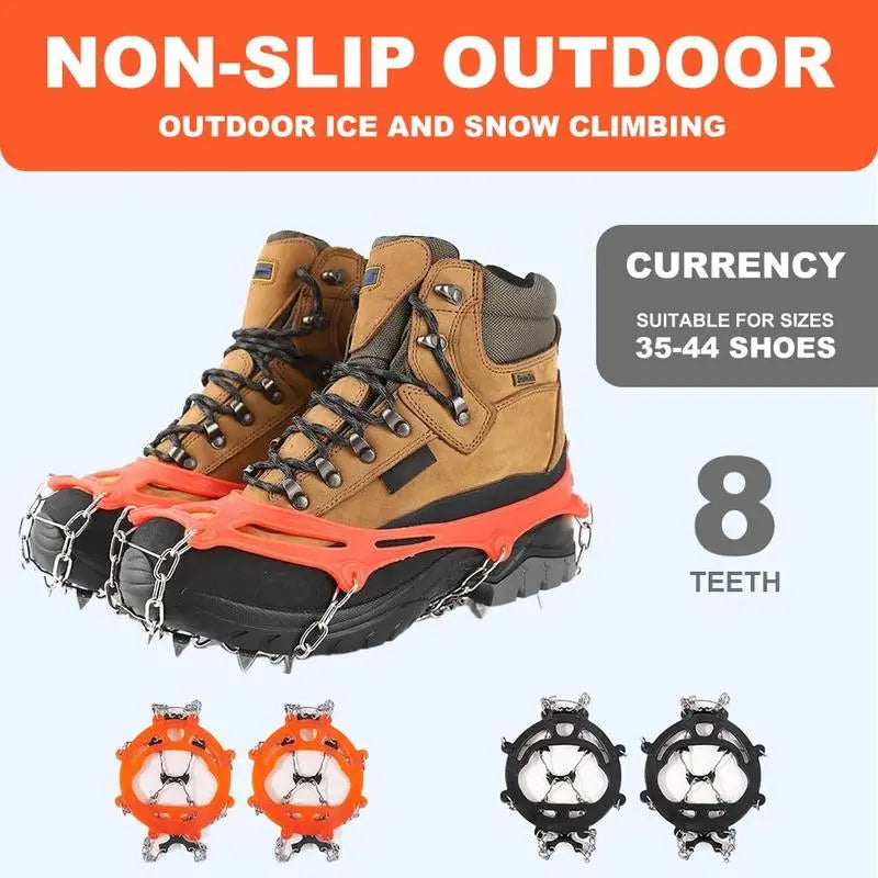 π§ 50% OFF Ice Cleats for Shoes β Anti-Slip Snow Grips for Winter Walking & Hiking