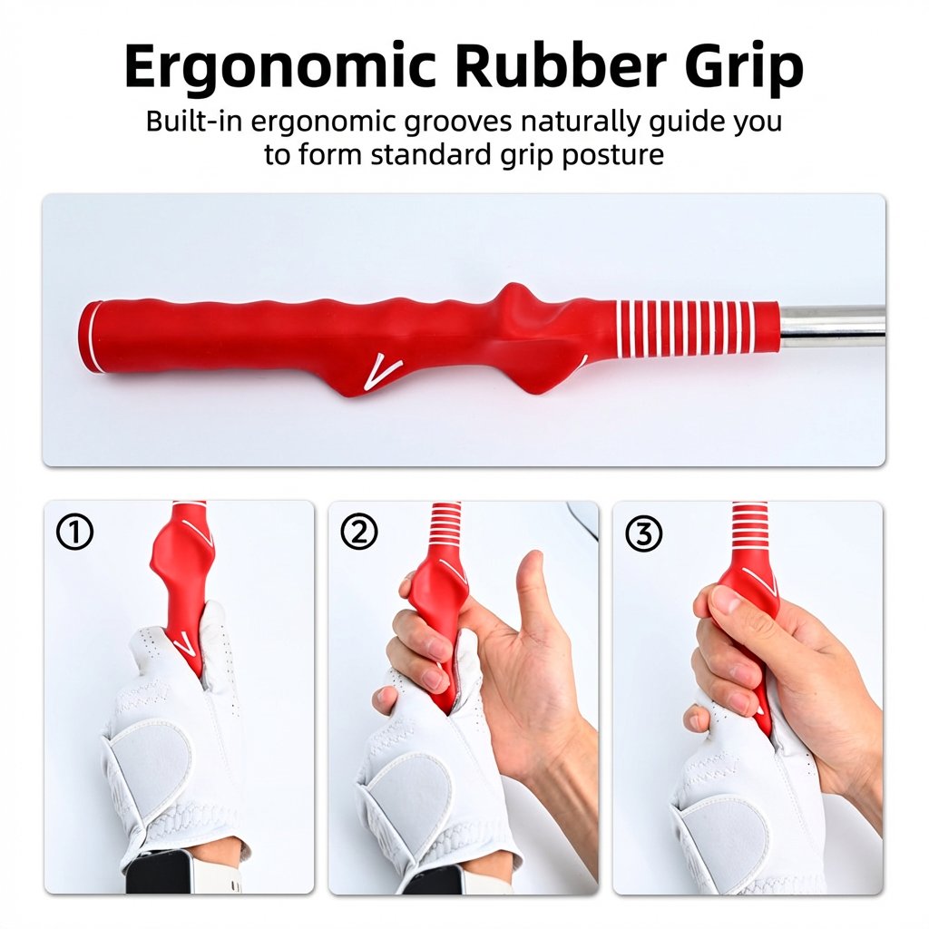 🔥Last Day 49% OFF -Golf Club Grip Trainer – Hand Posture & Swing Correction Tool🏌️♂️⛳
