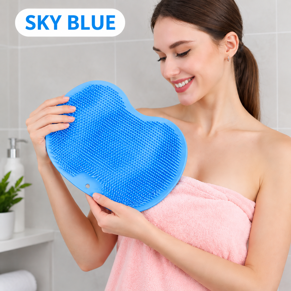 π¦Ά Hands-Free Shower Foot Scrubber Mat β Deep Clean & Massage Your Feet While You Shower