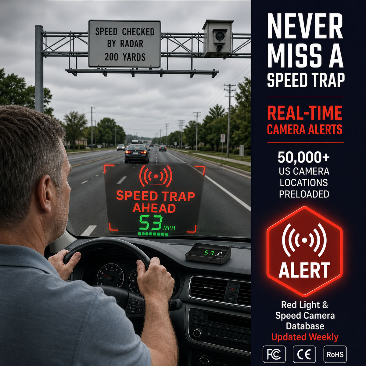 π Half-price offer for the first 50 customers π₯ Car Head-Up Display (HUD) GPS Digital Speedometer