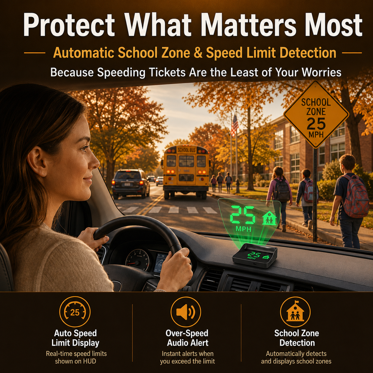 π Half-price offer for the first 50 customers π₯ Car Head-Up Display (HUD) GPS Digital Speedometer