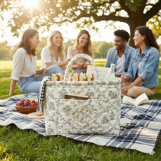 🚗Multi-Purpose Fabric Car Storage Basket with Handle | Foldable & Washable