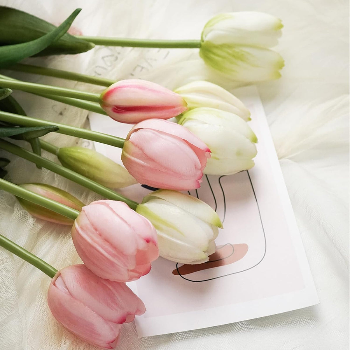 15pcs Artificial Tulips Flowers🌸☀️