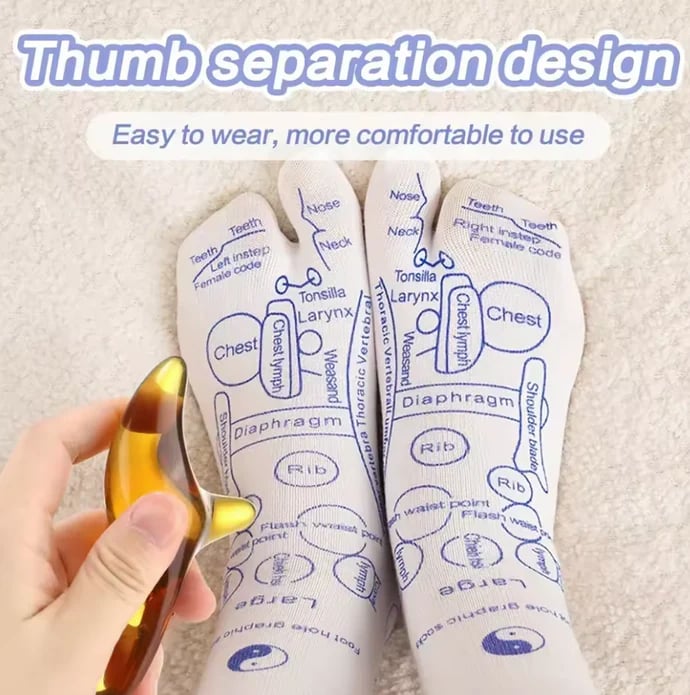 🔥Foot Acupoint Reflexology Socks | Boost Circulation & Comfort🧦✨