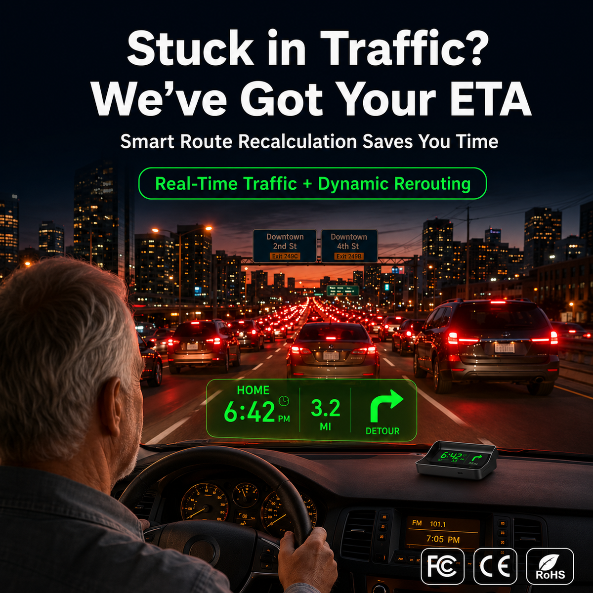 π Half-price offer for the first 50 customers π₯ Car Head-Up Display (HUD) GPS Digital Speedometer