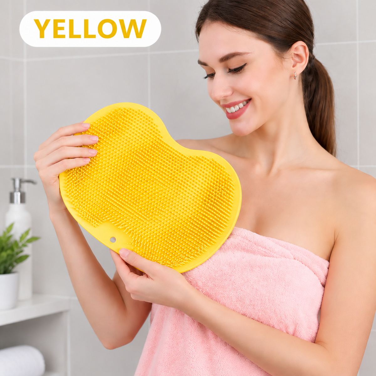 π¦Ά Hands-Free Shower Foot Scrubber Mat β Deep Clean & Massage Your Feet While You Shower