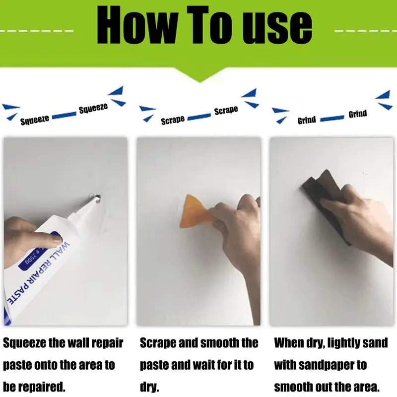 đ„THE ULTIMATE White Drywall Repair Paint Kit â No Sanding, No Primer, No Mess. Fix Nail Holes, Cracks & Dents in Minutes