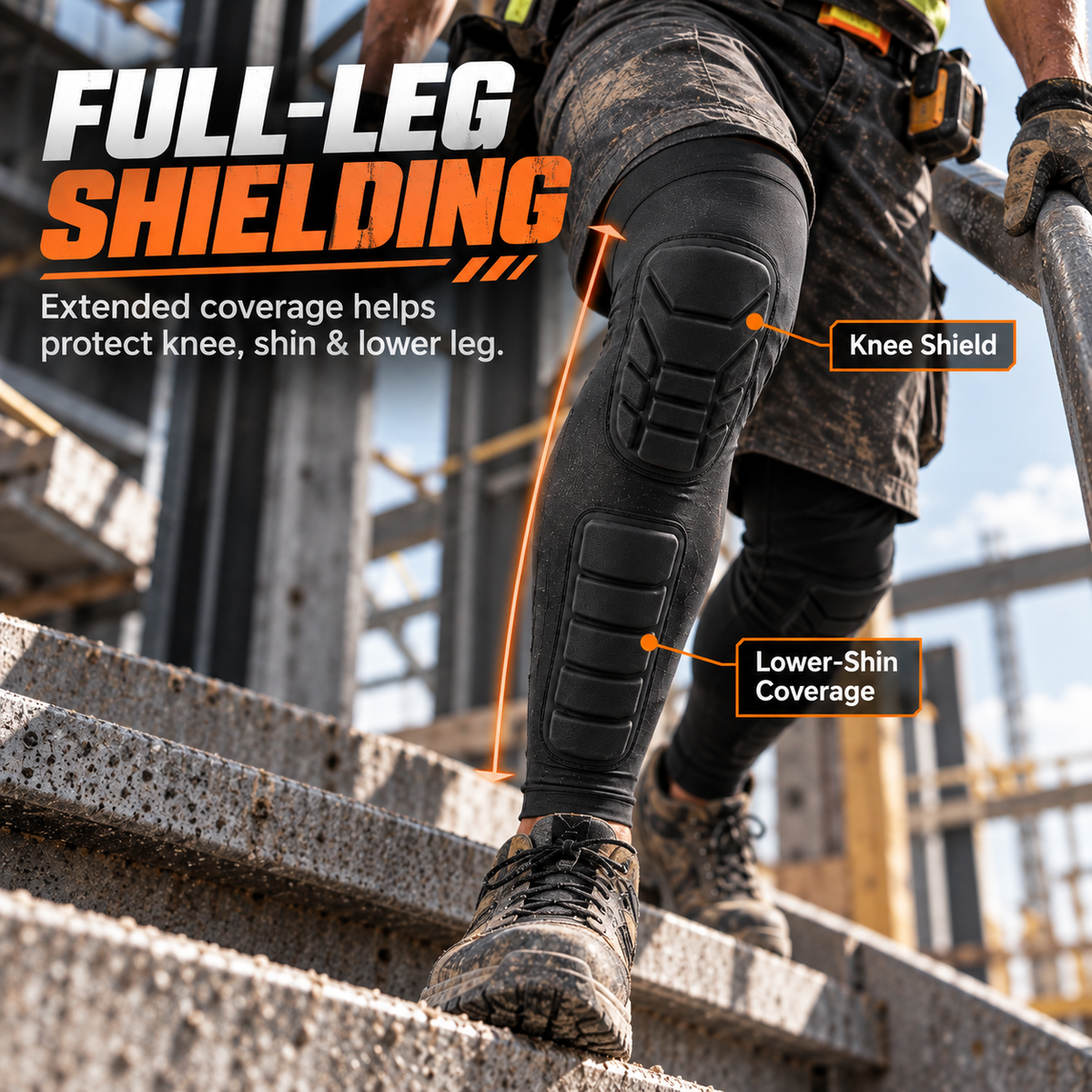 Play Harder, Stay Injury-Free! Pro Honeycomb Full-Leg Guard ππ‘οΈ