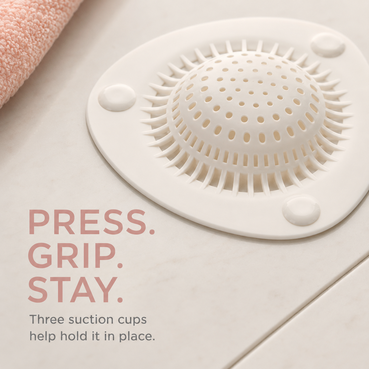 BUY 1 GET 1 FREEš„Hair Catcher Drain Covers | Self-Adhesive Disposable Hair Trap Stickers for Shower, Bathroom Sink & Floor Drain