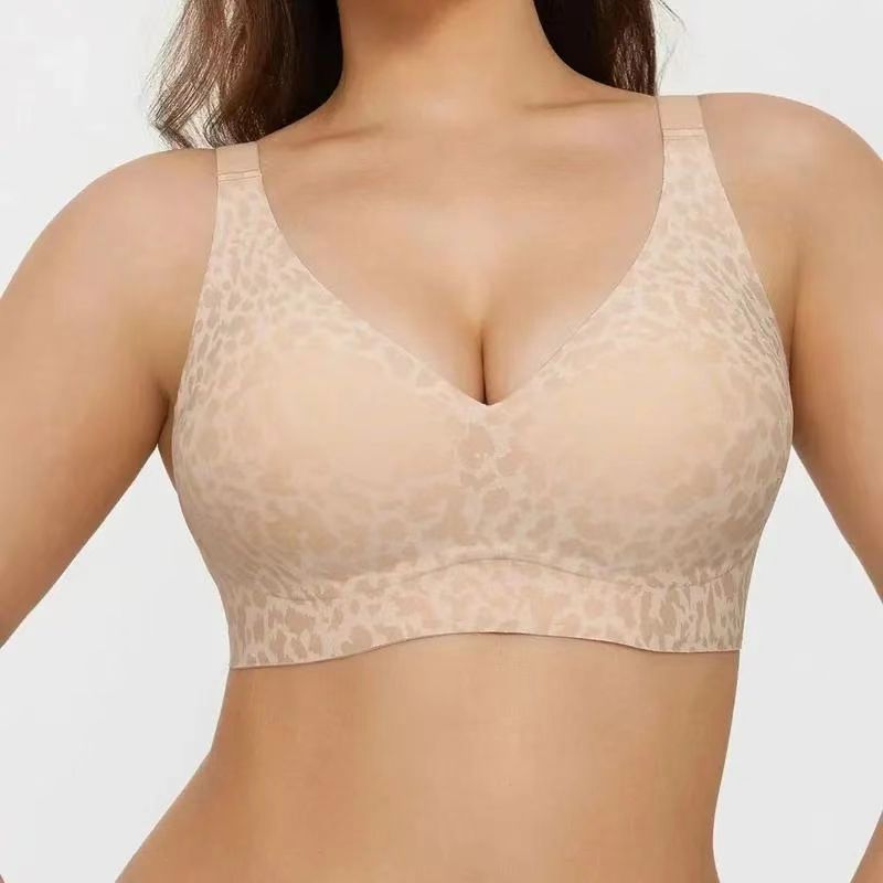 šFlash Saleā”60K+ SOLD! Almost Goneš„šJelly Wireless Womens Comfortable Wireless Brasā£Push Up Bralettesā£Seamless Tshirts Brasā£Deep V