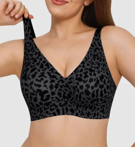 šFlash Saleā”60K+ SOLD! Almost Goneš„šJelly Wireless Womens Comfortable Wireless Brasā£Push Up Bralettesā£Seamless Tshirts Brasā£Deep V