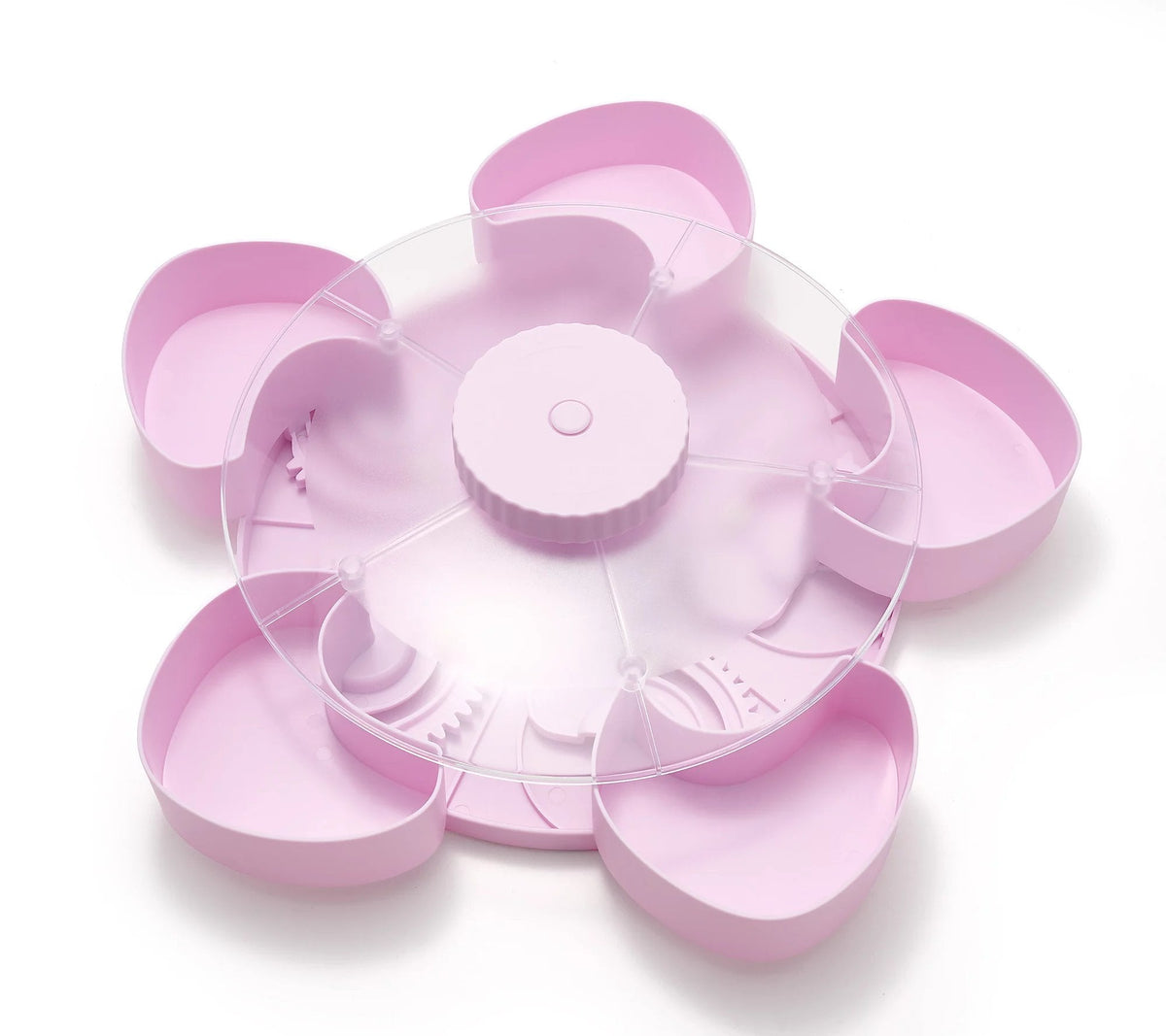 🎁Free Shipping!🍽️ Rotating 5-Compartment Snack Tray