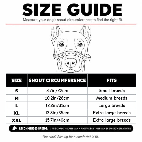 🐺🧛Scary Fang Dog Muzzle – Soft Latex Halloween Pet Accessory