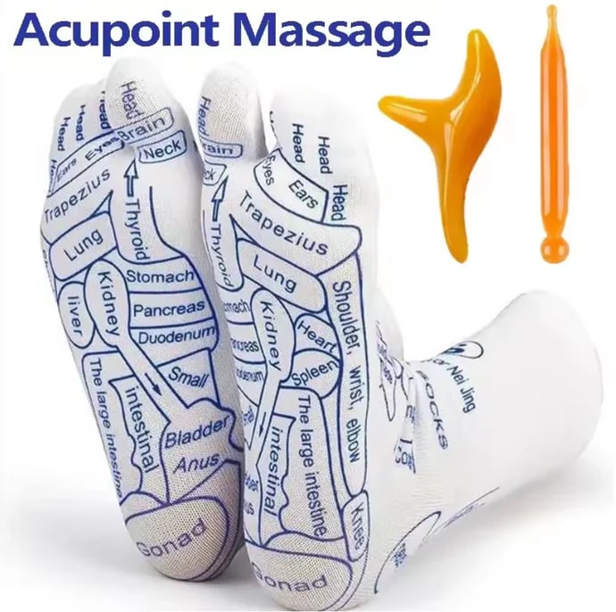 🔥Foot Acupoint Reflexology Socks | Boost Circulation & Comfort🧦✨