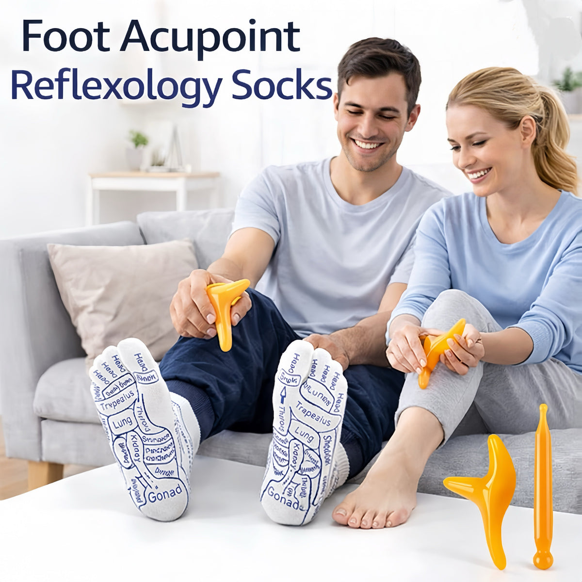🔥Foot Acupoint Reflexology Socks | Boost Circulation & Comfort🧦✨