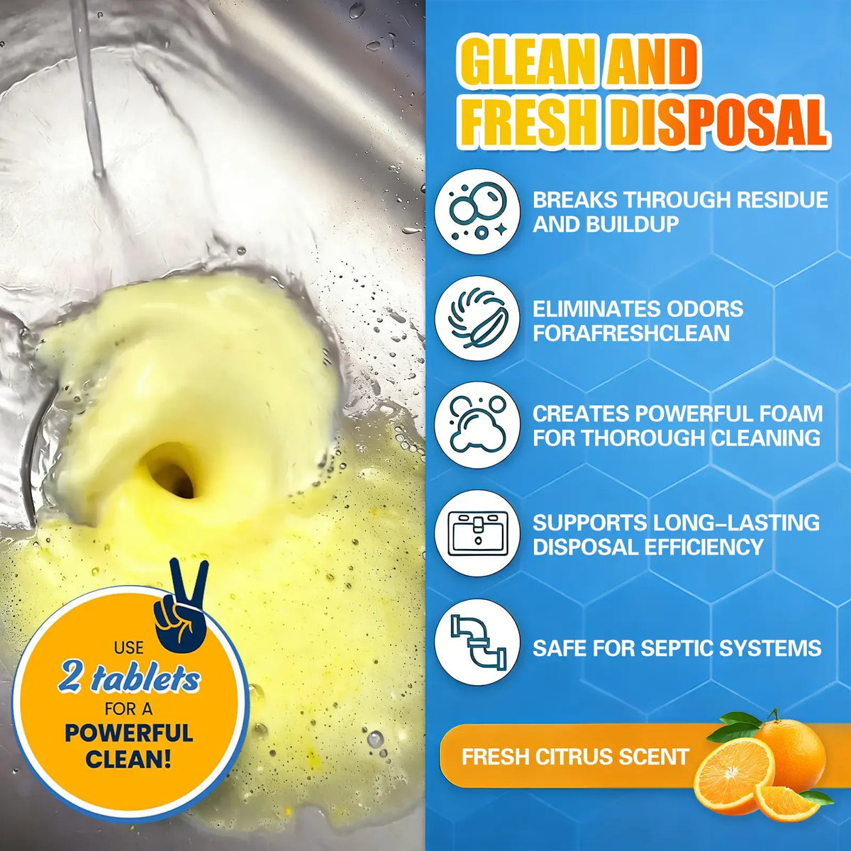 đ„LAST DAY 50% OFFđ„Deep Clean Disposal Tablets