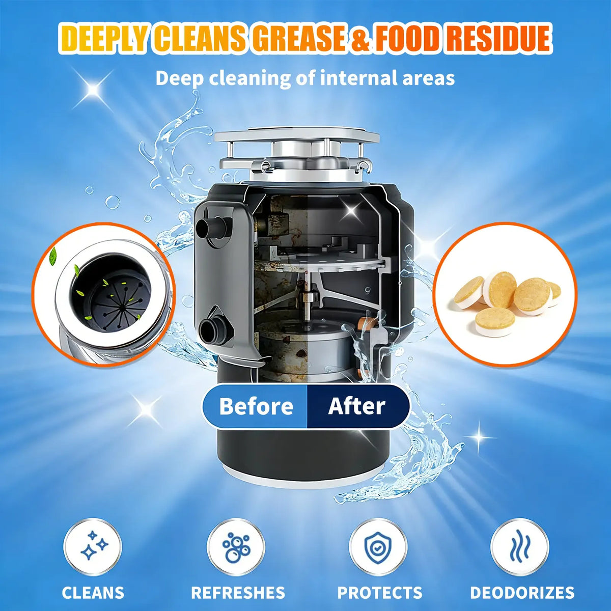 đ„LAST DAY 50% OFFđ„Deep Clean Disposal Tablets