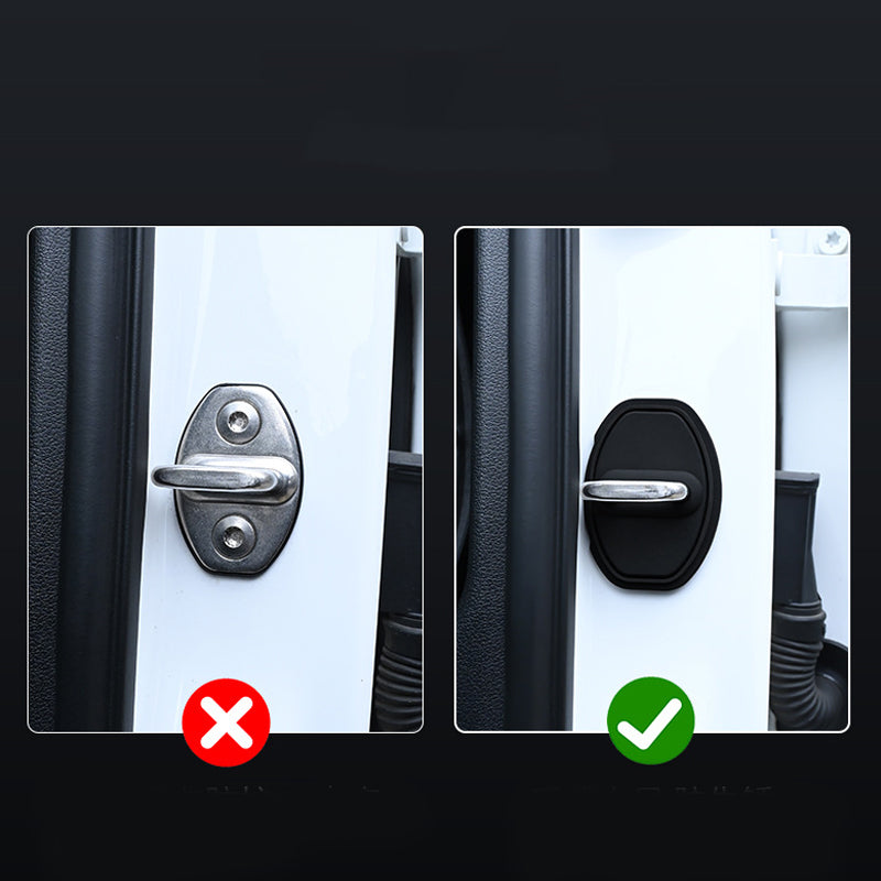π 8 PCS Car Door Lock Protector β Noise Reduction & Weather Protection