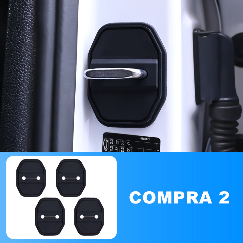 π 8 PCS Car Door Lock Protector β Noise Reduction & Weather Protection