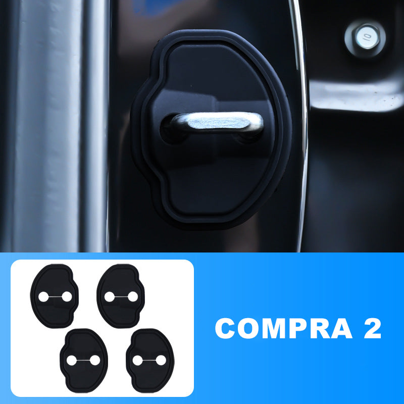 π 8 PCS Car Door Lock Protector β Noise Reduction & Weather Protection