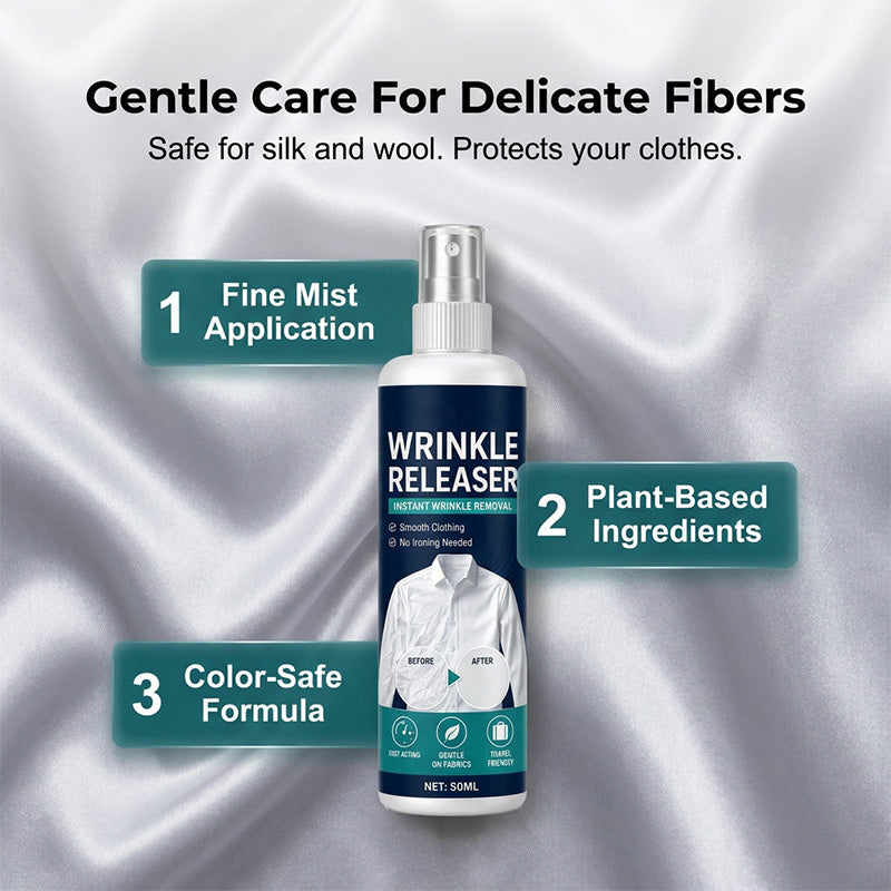 πβ¨ Instant wrinkle release β no iron, travel-ready, static-free & fresh.