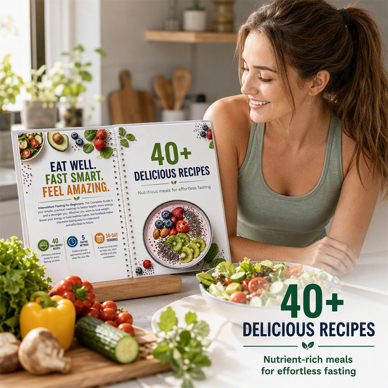 ๐๐ฅ Intermittent Fasting Guide for Beginners โ 14-Day Starter Plan with 40+ Recipes