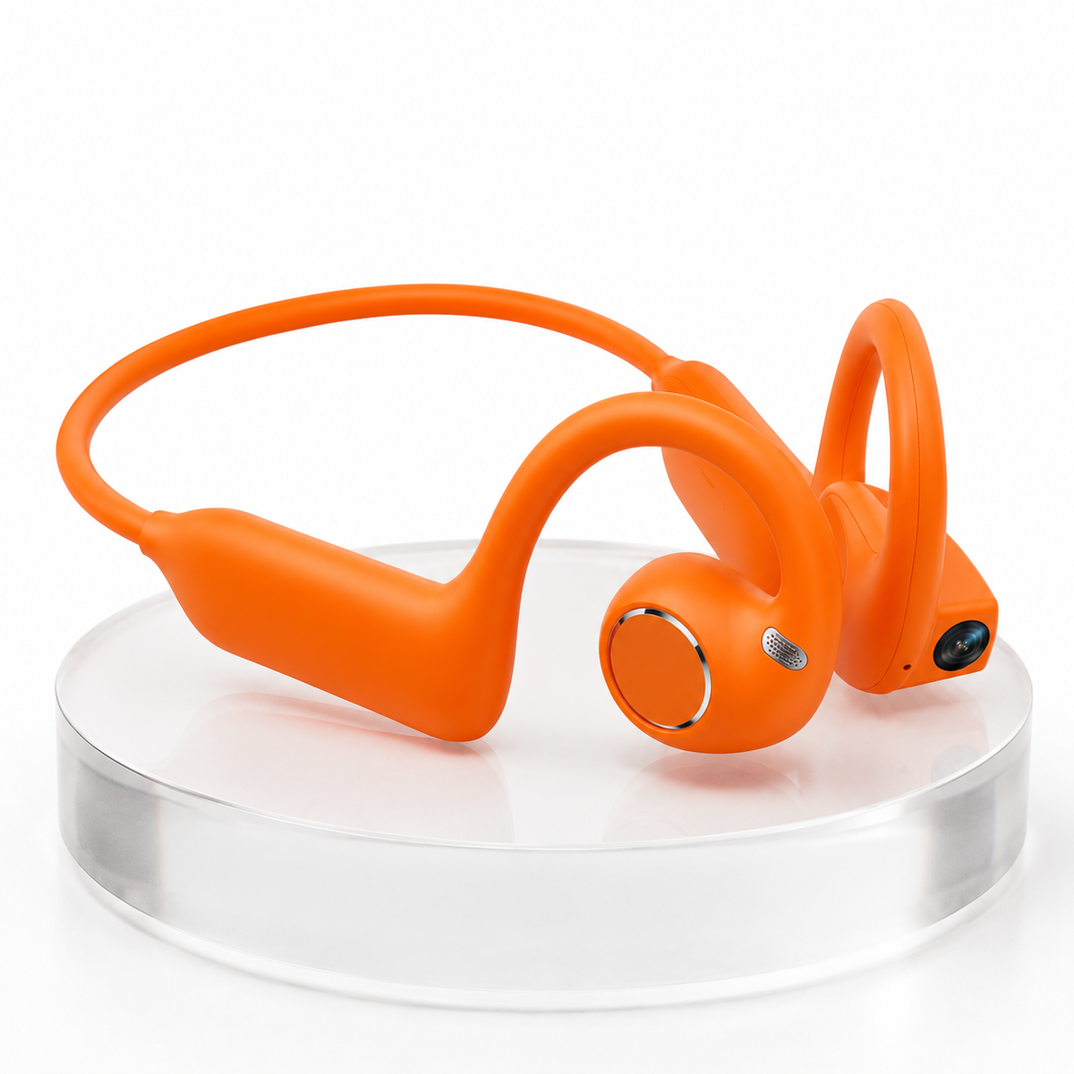 👂Casque Open-Ear intelligent avec caméra 8 MP – Vidéo EIS, assistance IA et batterie 12h