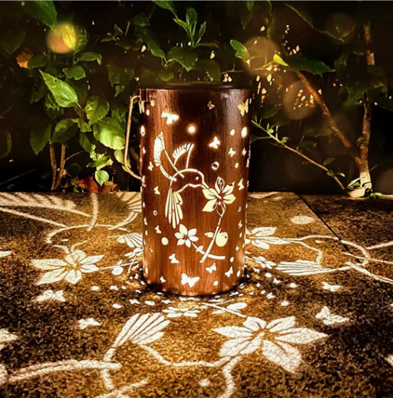 Lanterne solaire colorée en forme de tournesol lumineux pour jardin