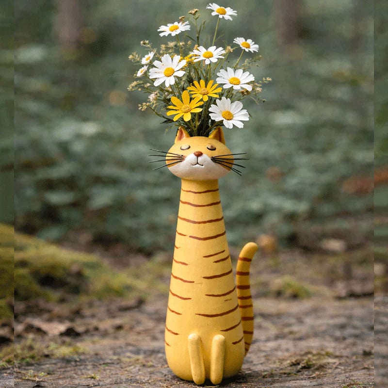 🔥DERNIER JOUR : -57 % sur ce vase chat original fabriqué à la main 😻