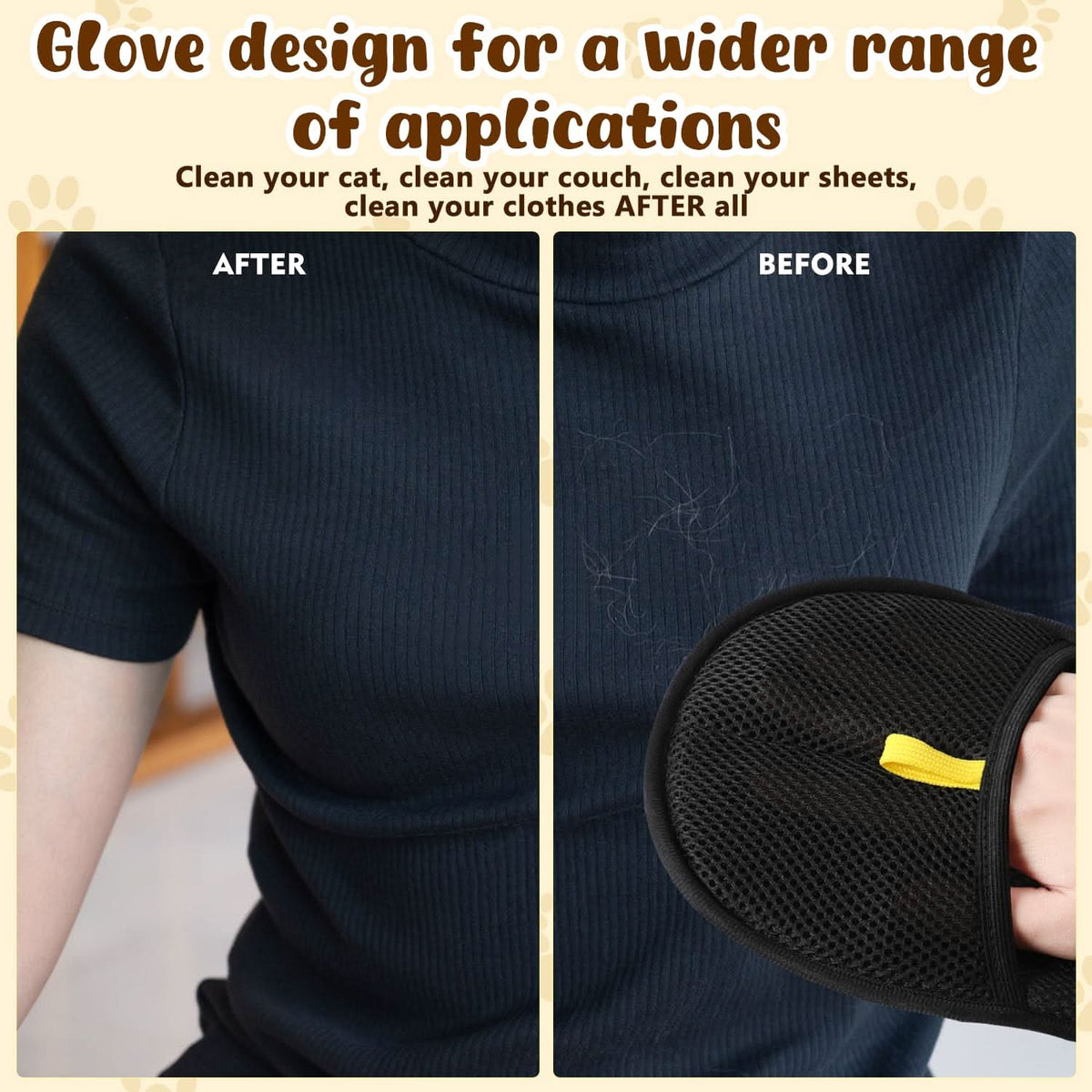 🔥Technologie de pointe🔥🐾🧤 Gants électrostatiques pour enlever les poils d’animaux – Efficaces des deux côtés, en silicone doux et lavables/réutilisables (Polyvalents pour la maison et la voiture) !