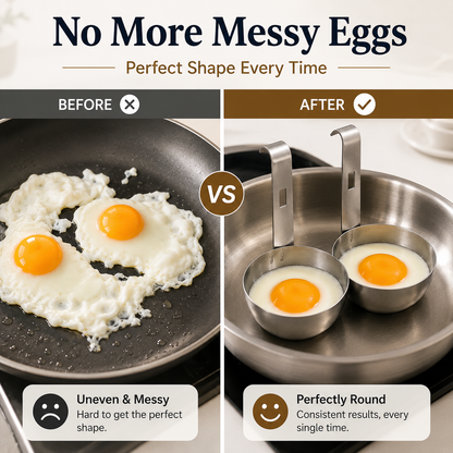 🍳 Coquetier à pocher en acier inoxydable – Cuiseur à œuf suspendu pour des œufs ronds parfaits