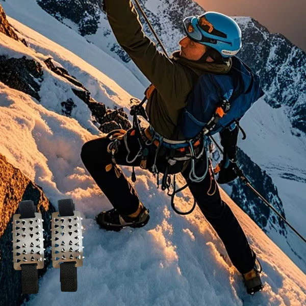 Ensemble de crampons à glace antidérapants et durables pour chaussures
