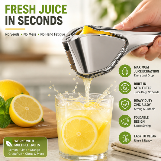 🍋 Presse-citron frais – Sans pépins, sans dégâts, plus de jus