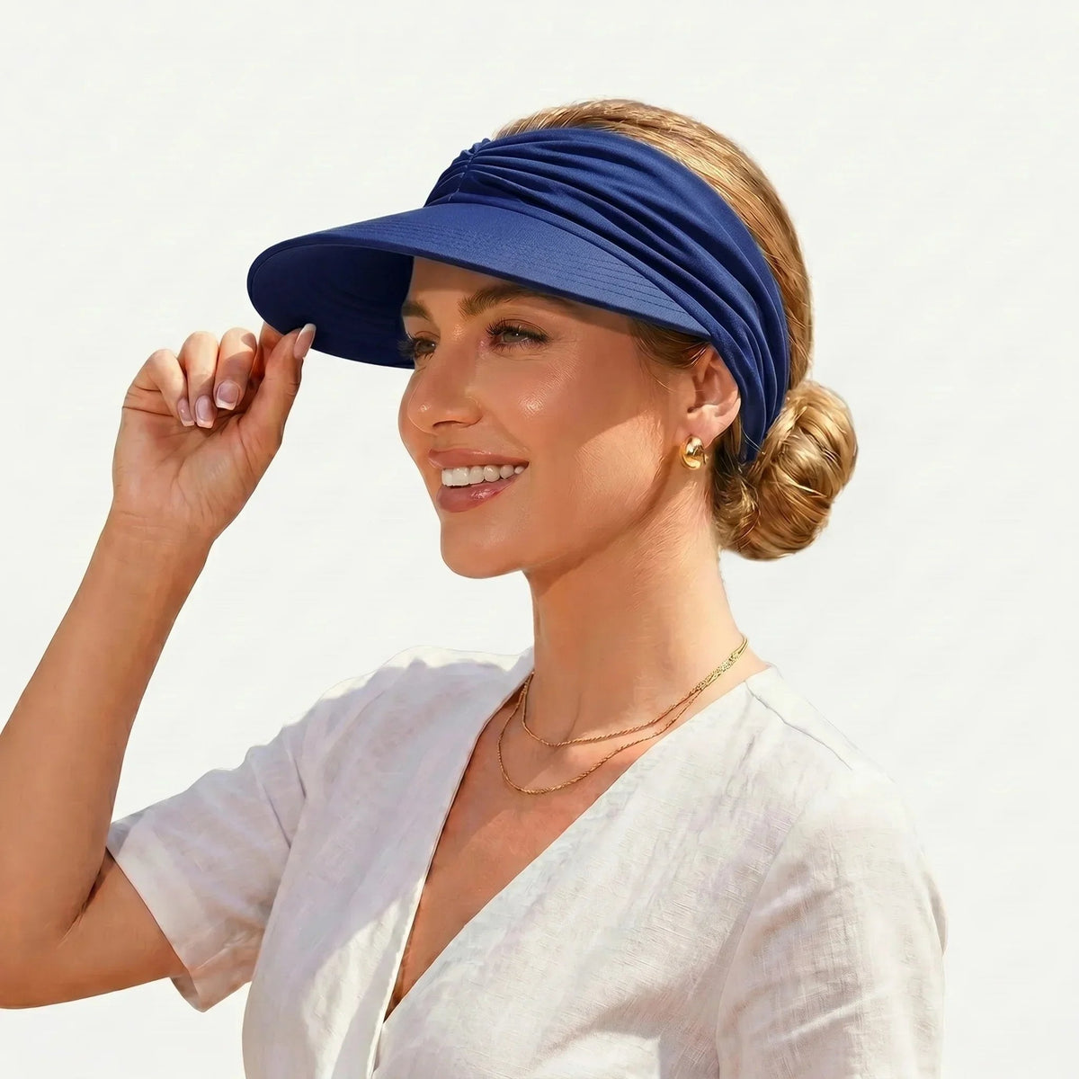 🔥 Vente flash d'été : -50 % 💕👒 Visière anti-UV 50+ avec maintien pour queue de cheval