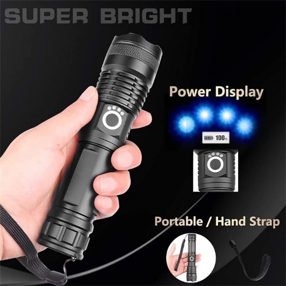 ✨Lampe torche LED rechargeable - Haute luminosité, étanche, ultra-puissante pour les urgences