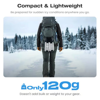 Ensemble de crampons à glace antidérapants et durables pour chaussures