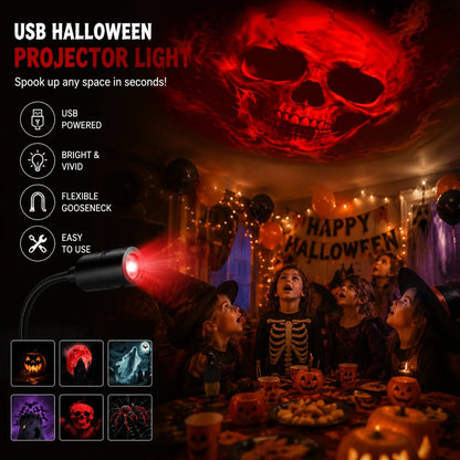 💯Projecteur HD Plug-&-Play à motifs étoilés : lot de 6 disques Halloween