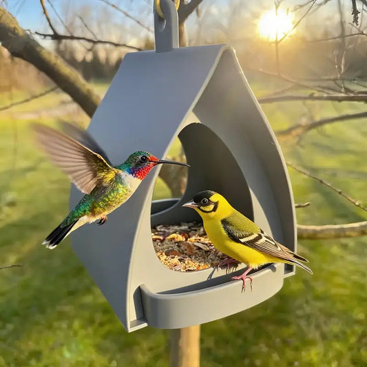 🔥Achetez-en 2, économisez 10 %🐦Mangeoire à oiseaux suspendue pour jardin avec toit