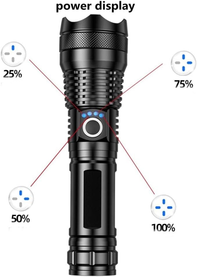 ✨Lampe torche LED rechargeable - Haute luminosité, étanche, ultra-puissante pour les urgences