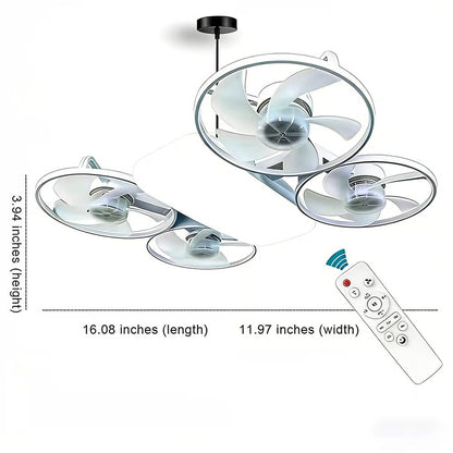 💡Plafonnier ventilateur LED inspiré des drones