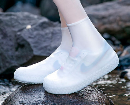 🌧️ Heavy-Duty Waterproof Shoe Covers – Anti-Slip, Foldable & Reusable