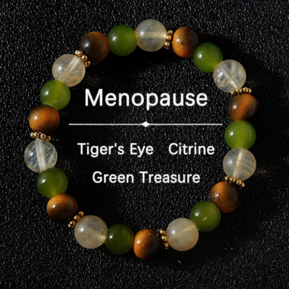 🔥Bracelet d’attraction de l’argent avec aventurine verte et œil-de-tigre
