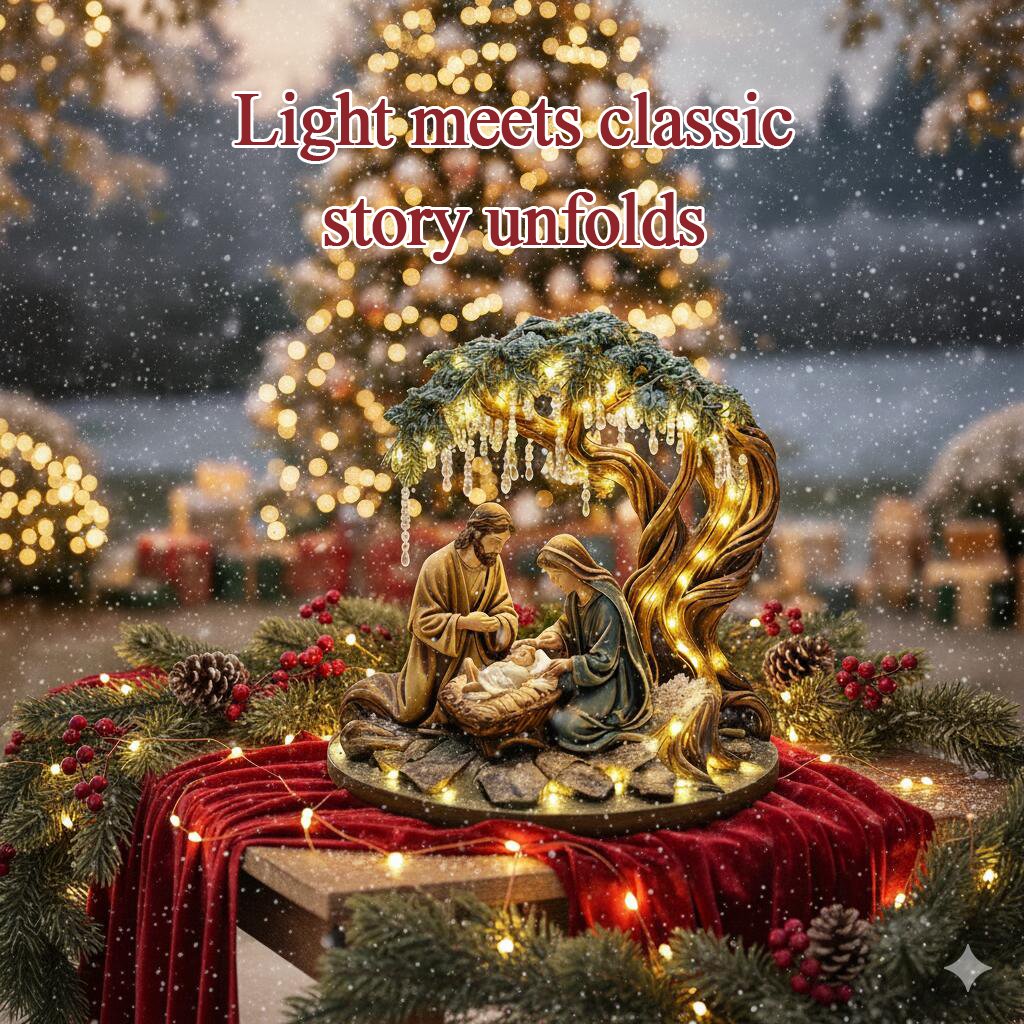 🚚Achetez-en 2, livraison gratuite🎄🎁Figurine décorative de crèche de Noël