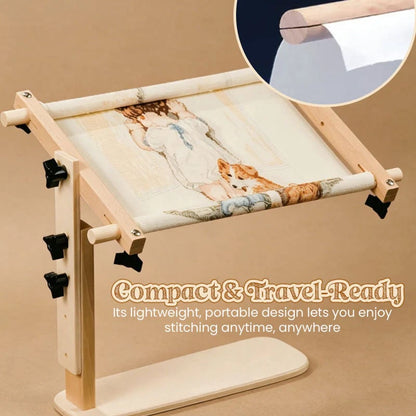 Support de broderie de table réglable – Porte-cadre pour point de croix