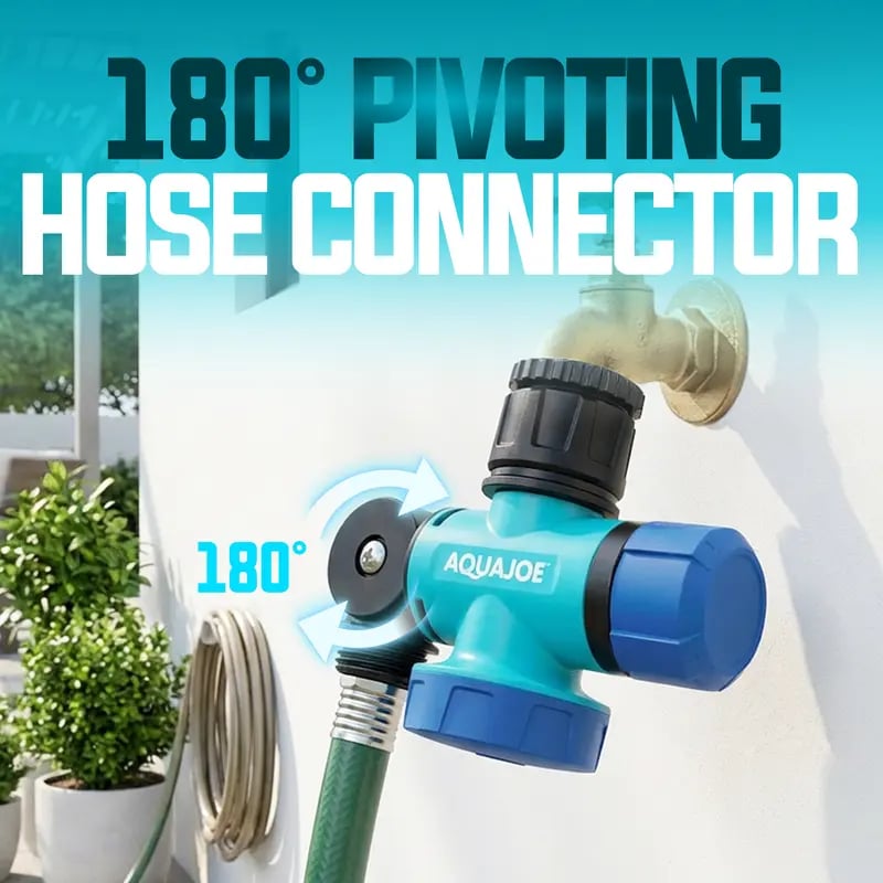 💦 Raccord multifonction pour tuyau d’arrosage Aqua Joe