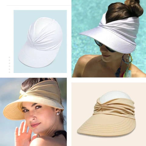 🔥 Vente flash d'été : -50 % 💕👒 Visière anti-UV 50+ avec maintien pour queue de cheval
