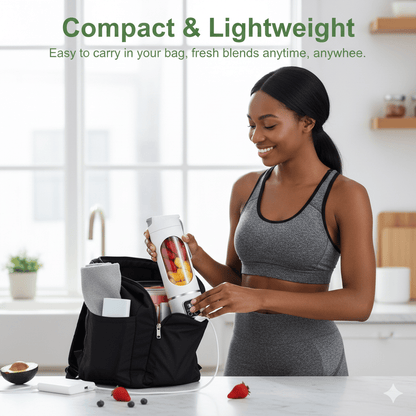 LIVRAISON GRATUITE🔥🔥Le blender portable ultime – rechargeable par USB et compact pour des smoothies partout avec vous