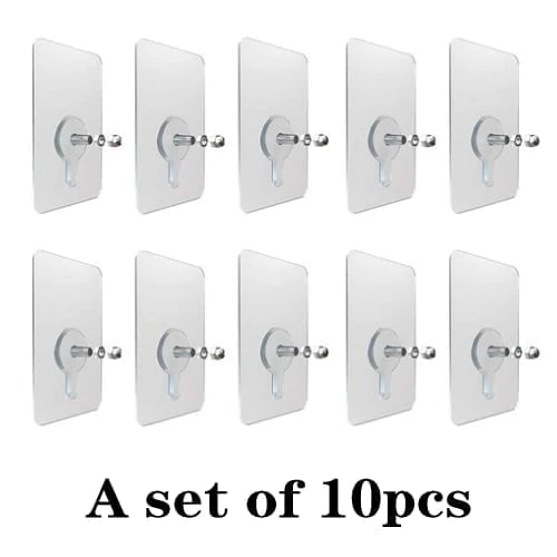 🔥Limited Time 49% Off✨⚡10 Pcs Self Adhesive Wall Hooks